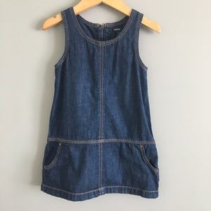Baby Gap Chambray Denim Jumper Size 3 3T